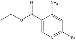 ethyl 4-amino-6-bromonicotinate Structure