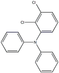 2,3-二氯-N,N-二苯基苯胺,,结构式