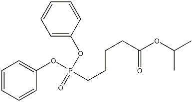 Isopropyl 5-(Diphenylphosphoryl)pentanoate 结构式