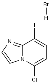 5-Chloro-8-iodoimidazo[1,2-a]pyridine HBr Structure