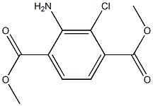 2-Amino-3-chloro-1,4-benzenedicarboxylic Acid 1,4-Dimethyl Ester, 1357366-94-9, 结构式