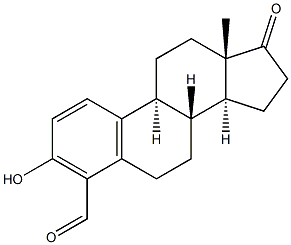 4-Formylestrone 化学構造式