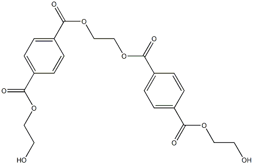 1,2-Bis[p-(2-hydroxyethoxycarbonyl)benzoyloxy]ethane Structure