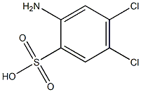 2-AMINO-4,5-DICHLORO-BENZENESULFONIC ACID 化学構造式