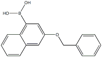 3-(苄氧基)-1-萘硼酸,,结构式