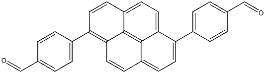 4,4'-(pyrene-1,6-diyl)dibenzaldehyde Structure