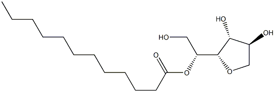 单月桂酸脱水山梨酯,,结构式