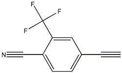 4-ethynyl-2-(trifluoromethyl)benzonitrile Structure