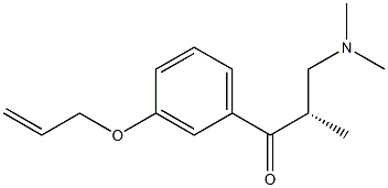  (2S)-1-(3-烯丙氧基苯基)-2-甲基-3-(二甲氨基)-1-丙酮