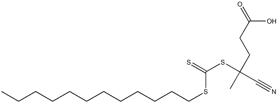 4-cyano-4-(dodecylsulfanylthiocarbonyl)sulfanylvaleric acid|4-氰基-4-(十二烷基硫烷基硫代羰基)硫烷基戊酸