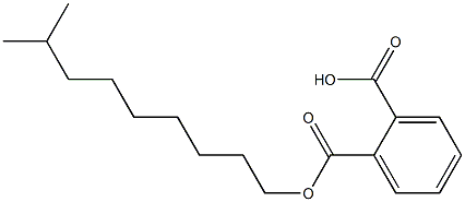 单异壬基邻苯二甲酸酯, , 结构式
