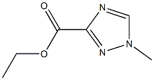 乙基 1-甲基-1H-1,2,4-三唑-3-甲酸基酯,,结构式