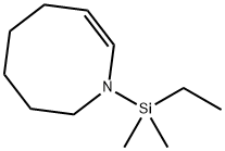 Azocine,  1-(ethyldimethylsilyl)-1,2,3,4,5,6-hexahydro-, 1000598-48-0, 结构式