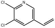 2,3-Dichloro-5-ethenylpyridine 化学構造式