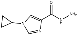 1H-Imidazole-4-carboxylic acid, 1-cyclopropyl-, hydrazide