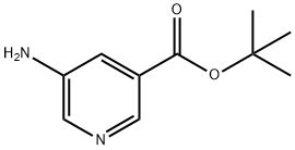 TERT-BUTYL-5-AMINO-NICOTINATE Structure