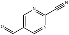 5-Formyl-2-pyrimidinecarbonitrile Struktur