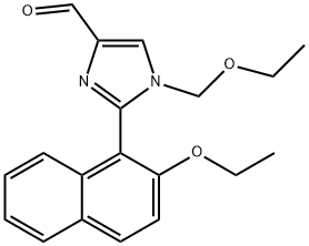 1-(ETHOXYMETHYL)-2-(2-ETHOXY-1-NAPHTHALENYL)-1H-IMIDAZOLE-4-CARBOXALDEHYDE Structure