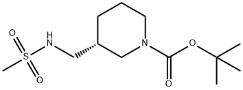 (R)-tert-Butyl 3-(methylsulfonamidomethyl)piperidine-1-carboxylate
, 1002359-95-6, 结构式