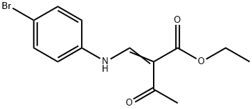 Butanoic acid, 2-[[(4-bromophenyl)amino]methylene]-3-oxo-, ethyl ester