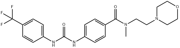 1005136-40-2 N-Methyl-N-[2-(4-morpholinyl)ethyl]-4-[[[[4-(trifluoromethyl)phenyl]amino]carbonyl]amino]benzamide