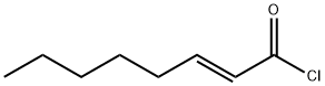 2-Octenoyl chloride, (2E)- 结构式