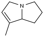 1H-Pyrrolizine,2,3,5,7a-tetrahydro-7-methyl-(6CI),100860-09-1,结构式