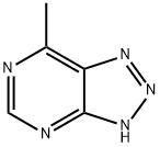 v-Triazolo[4,5-d]pyrimidine, 7-methyl- (7CI,8CI) 化学構造式