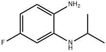 5-fluoro-1-N-(propan-2-yl)benzene-1,2-diamine, 1026934-69-9, 结构式