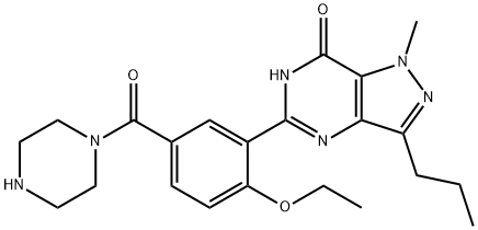 Desethyl Carbodenafil Struktur