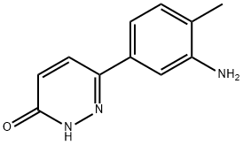 6-(3-amino-4-methylphenyl)-3(2H)-pyridazinone(SALTDATA: FREE) Structure