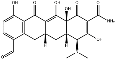 2-Naftacencarboxamide, 4-(dimethylamino)-1,4,4a,5,5a,6,11,12a-octahydro-3,10,12,12a-tetrahydroxy-7-methanoyl-1,11-dioxo-, (4S,4aS,5aR,12aS)