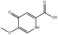 5-甲氧基-4-氧基-1,4-二氢吡啶-2-羧酸, 103878-37-1, 结构式
