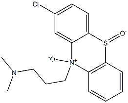 10H-Phenothiazine-10-propanamine, 2-chloro-N,N-dimethyl-, N,5-dioxide Struktur