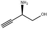 3-Butyn-1-ol, 2-amino-, (2R)- Struktur