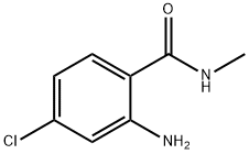 2-氨基-4-氯-N-甲基苯甲酰胺,104775-66-8,结构式