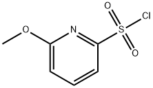 6-Methoxy-pyridine-2-sulfonyl chloride Struktur