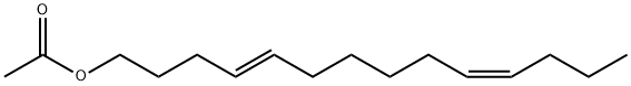 反-4,顺-10-十四碳二烯-1-醇醋酸酯, 105700-87-6, 结构式