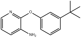 3-Pyridinamine, 2-[3-(1,1-dimethylethyl)phenoxy]- Structure