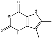 1H-Pyrrolo[3,2-d]pyrimidine-2,4(3H,5H)-dione, 6,7-dimethyl- Structure