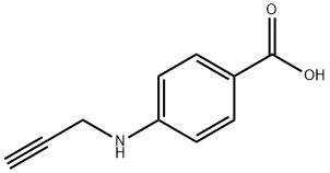 Benzoic acid, 4-(2-propyn-1-ylamino)- 化学構造式