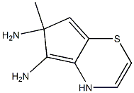 4,7-Benzothiazolediamine,2-methyl-(9CI) Structure