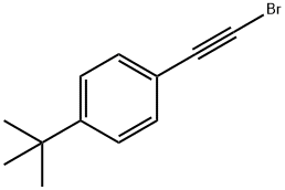 Benzene, 1-(2-bromoethynyl)-4-(1,1-dimethylethyl)- Structure