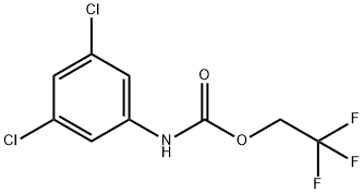 2,2,2-三氟乙基N-(3,5-二氯苯基)氨基甲酸酯,1087788-79-1,结构式