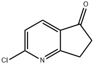 2-Chloro-6,7-dihydro-[1]pyrindin-5-one 化学構造式