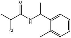 Propanamide, 2-chloro-N-[1-(2-methylphenyl)ethyl]- Structure