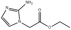 2-(2-氨基-1H-咪唑-1-基)乙酸乙酯, 110295-88-0, 结构式