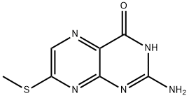 4(3H)-Pteridinone, 2-amino-7-(methylthio)- Struktur