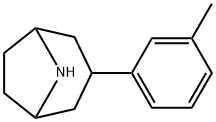 8-Azabicyclo[3.2.1]octane, 3-(3-methylphenyl)- Structure