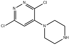 Pyridazine, 3,6-dichloro-4-(1-piperazinyl)-|